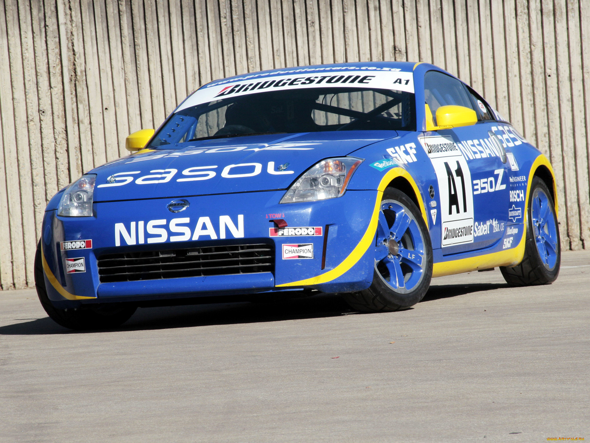 nissan, 350z, race, car, , datsun